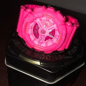 Waterproof Pink G-Shock watch